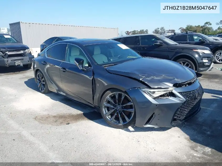 Auction sale of the 2021 Lexus IS , vin: JTHGZ1B28M5047647, lot number: 42485887