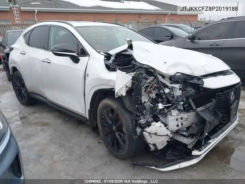 Auction sale of the 2023 Lexus NX , vin: JTJKKCFZ8P2019188, lot number: 12494082