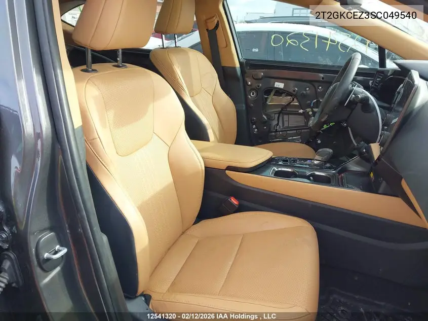 Auction sale of the 2025 Lexus NX , vin: 2T2GKCEZ3SC049540, lot number: 12541320
