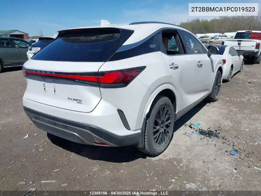 Auction sale of the 2023 Lexus RX , vin: 2T2BBMCA1PC019523, lot number: 12305156