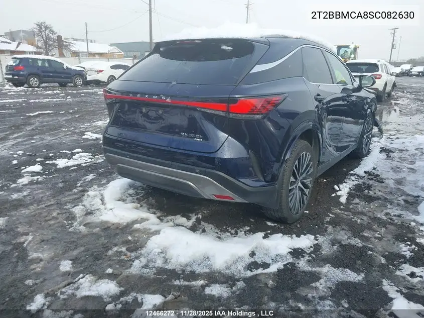 Auction sale of the 2025 Lexus RX , vin: 2T2BBMCA8SC082630, lot number: 12466272