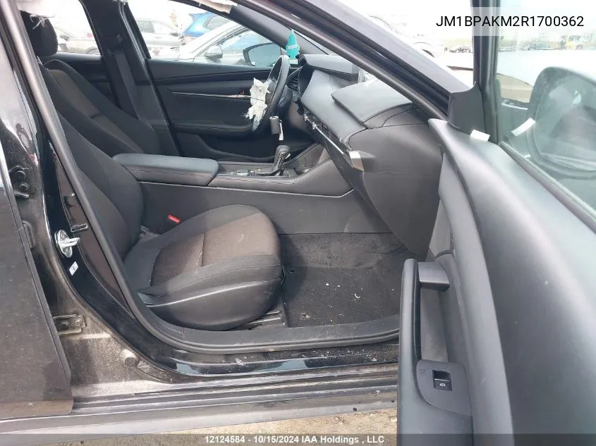 Auction sale of the 2024 Mazda 3 , vin: JM1BPAKM2R1700362, lot number: 12124584