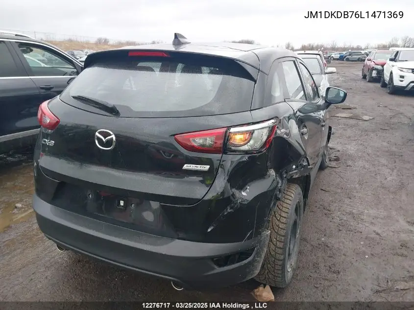 Auction sale of the 2020 Mazda CX 3 , vin: JM1DKDB76L1471369, lot number: 12276717
