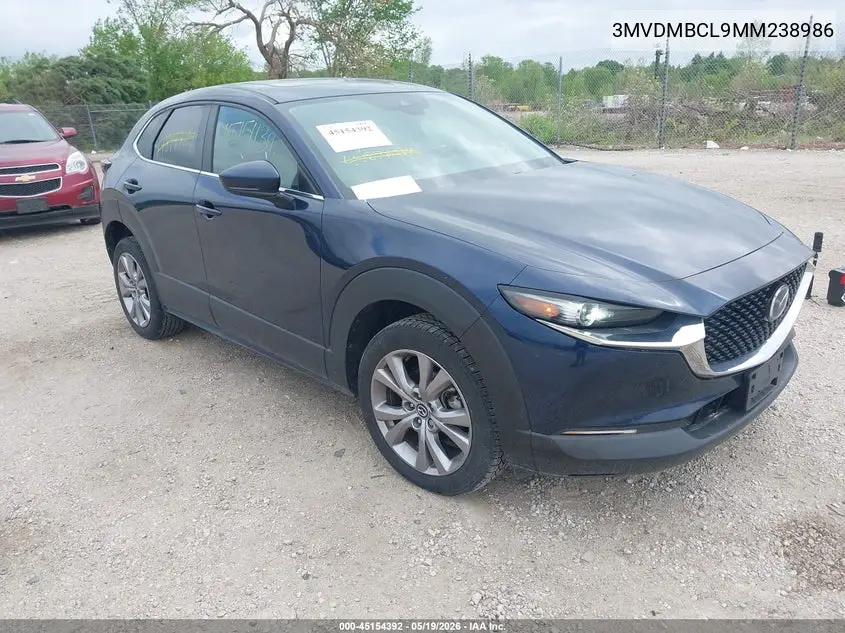Auction sale of the 2021 Mazda CX 30 , vin: 3MVDMBCL9MM238986, lot number: 45154392