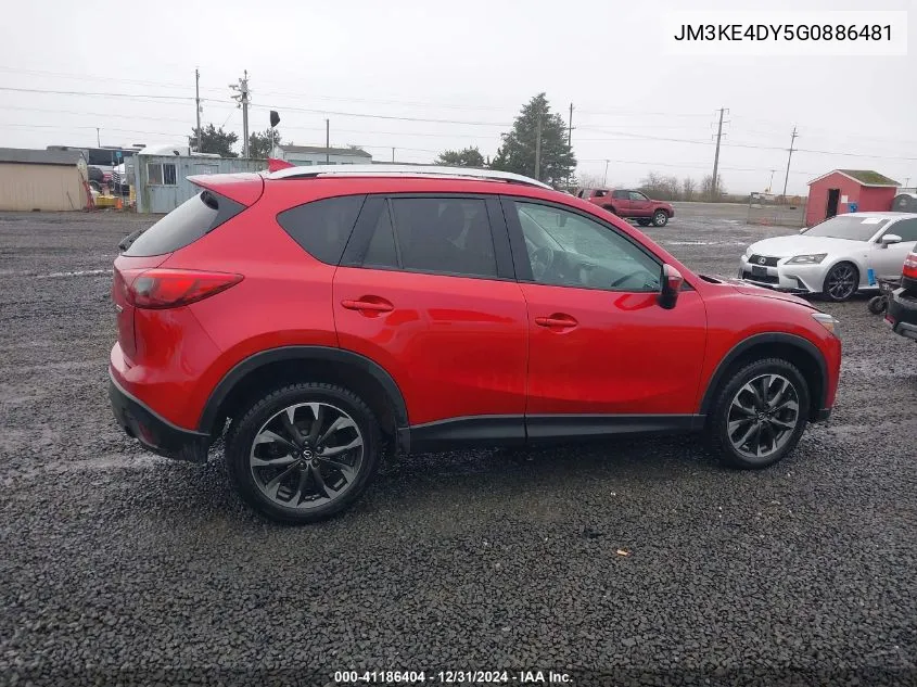 Auction sale of the 2016 Mazda CX 5 , vin: JM3KE4DY5G0886481, lot number: 41186404