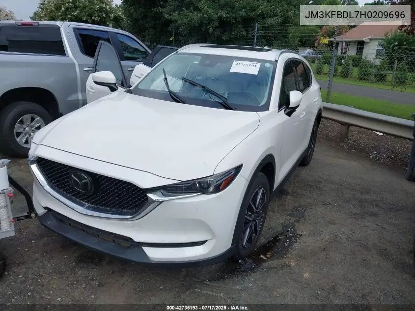 Auction sale of the 2017 Mazda CX 5 , vin: JM3KFBDL7H0209696, lot number: 42735193