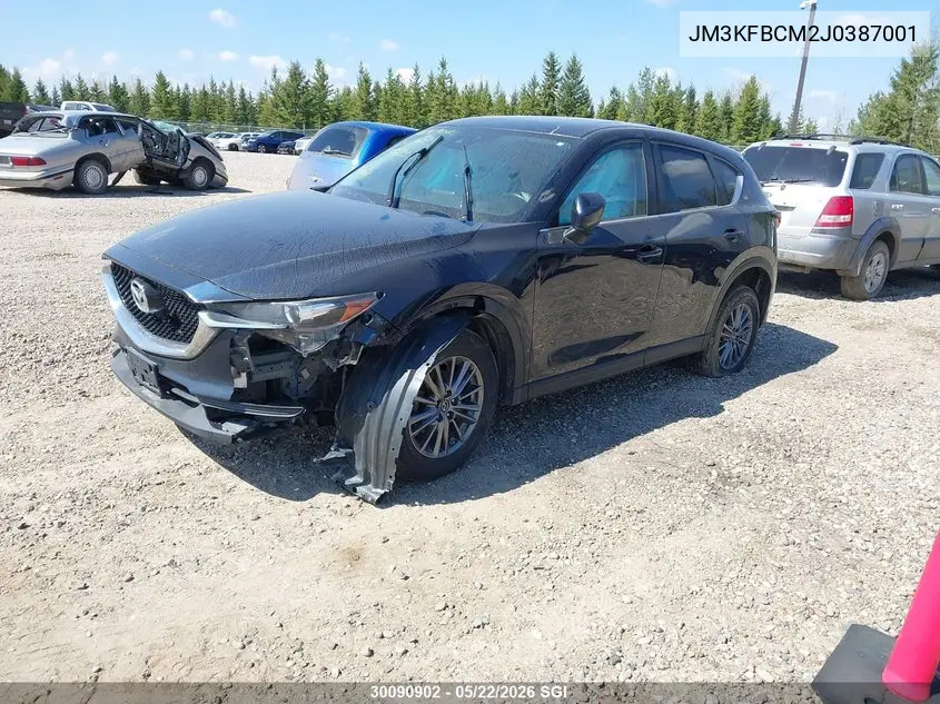 Auction sale of the 2018 Mazda CX 5 , vin: JM3KFBCM2J0387001, lot number: 30090902