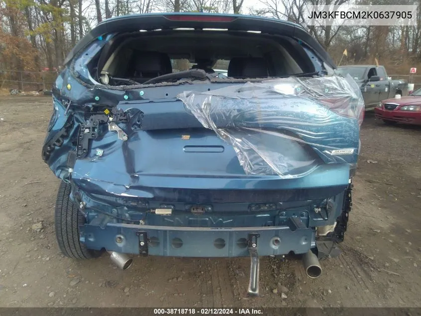 Auction sale of the 2019 Mazda CX 5 , vin: JM3KFBCM2K0637905, lot number: 38718718