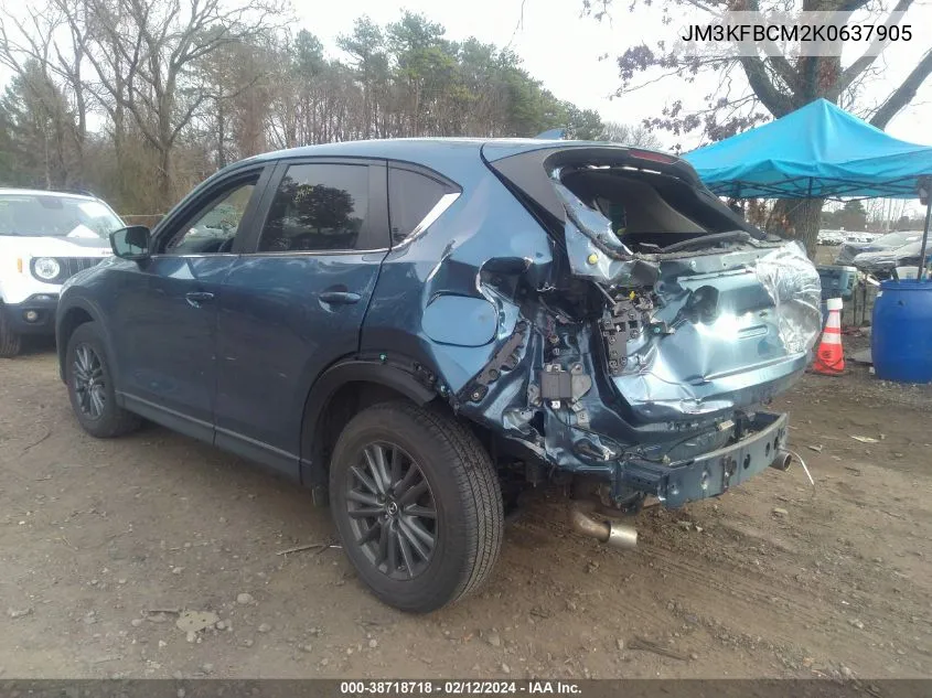 Auction sale of the 2019 Mazda CX 5 , vin: JM3KFBCM2K0637905, lot number: 38718718