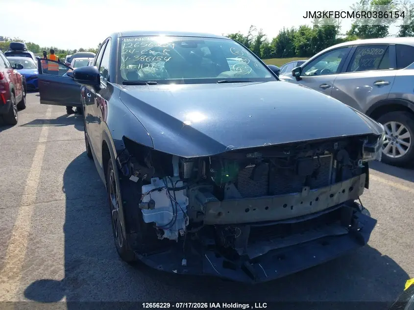 Auction sale of the 2024 Mazda CX 5 , vin: JM3KFBCM6R0386154, lot number: 12656229