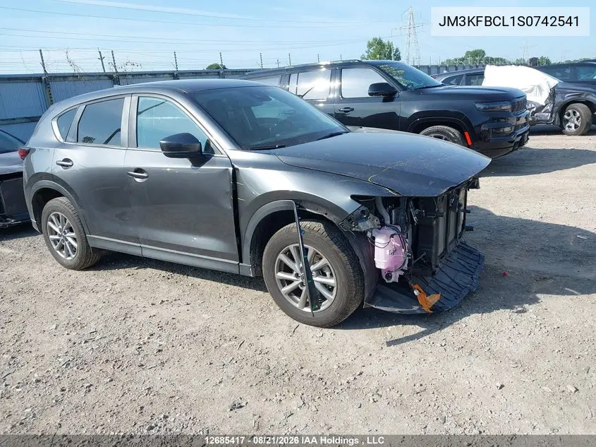 Auction sale of the 2025 Mazda CX 5 , vin: JM3KFBCL1S0742541, lot number: 12685417