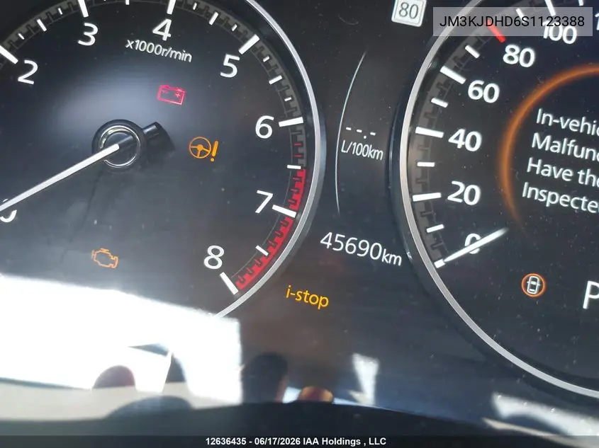 Auction sale of the 2025 Mazda CX 70 , vin: JM3KJDHD6S1123388, lot number: 12636435