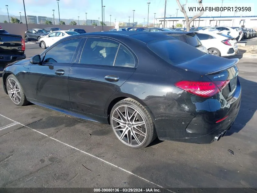 Auction sale of the 2023 Mercedes Benz C klasse , vin: W1KAF8HB0PR129598, lot number: 39080136