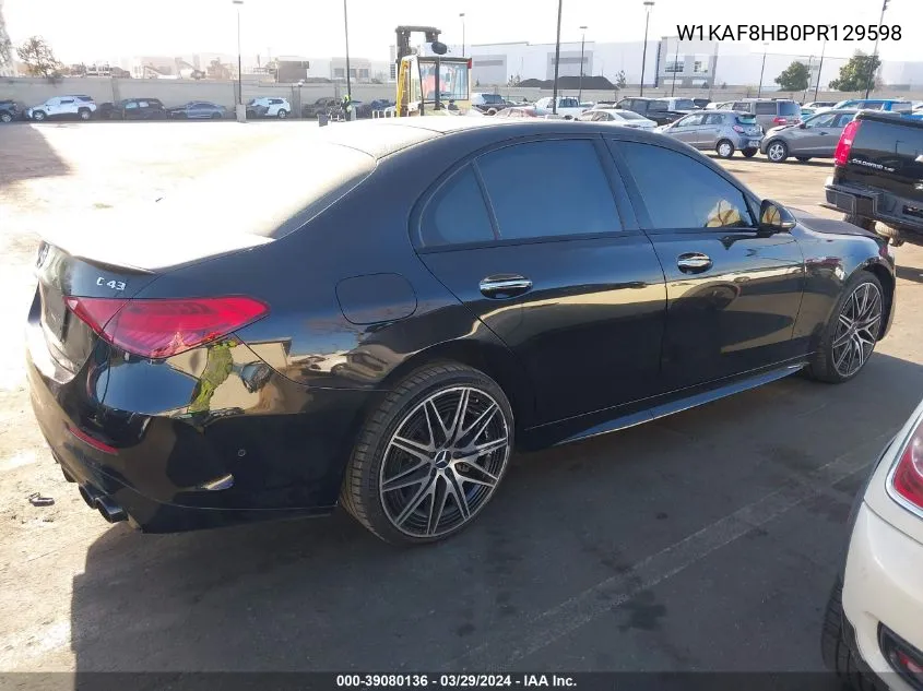 Auction sale of the 2023 Mercedes Benz C klasse , vin: W1KAF8HB0PR129598, lot number: 39080136