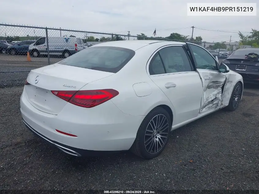 Auction sale of the 2023 Mercedes Benz C klasse , vin: W1KAF4HB9PR151219, lot number: 43286210