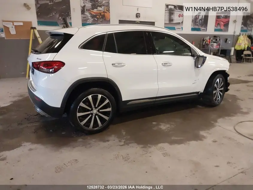 Auction sale of the 2023 Mercedes Benz GLA klasse , vin: W1N4N4HB7PJ538496, lot number: 12528732