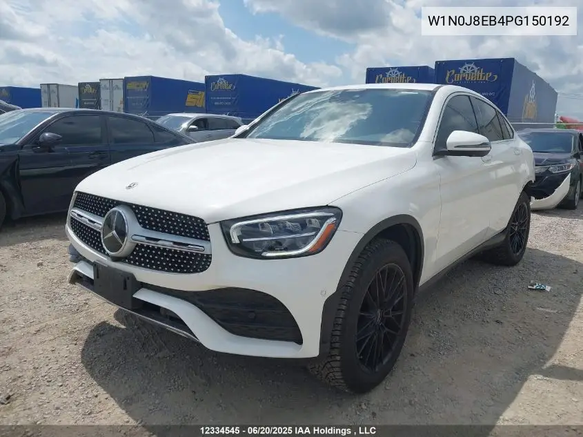 Auction sale of the 2023 Mercedes Benz GLC Coupe , vin: W1N0J8EB4PG150192, lot number: 12334545