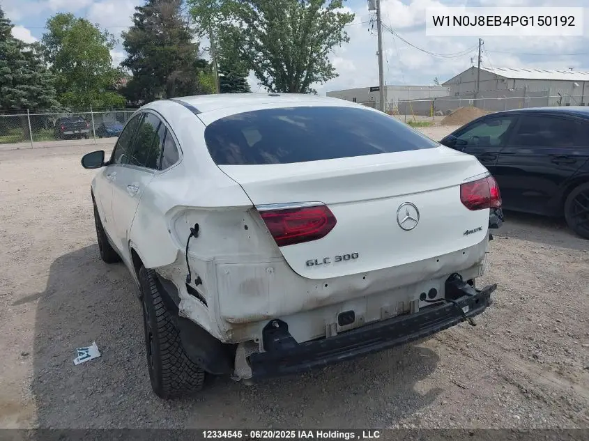 Auction sale of the 2023 Mercedes Benz GLC Coupe , vin: W1N0J8EB4PG150192, lot number: 12334545
