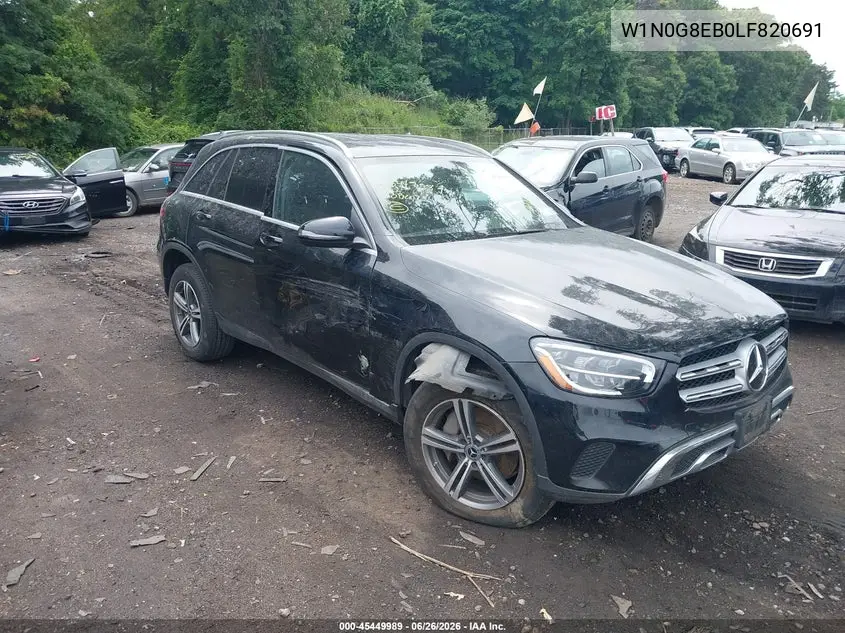 Auction sale of the 2020 Mercedes Benz GLC , vin: W1N0G8EB0LF820691, lot number: 45449989