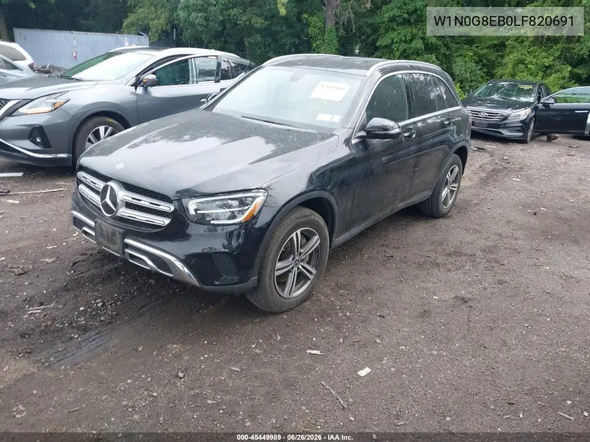 Auction sale of the 2020 Mercedes Benz GLC , vin: W1N0G8EB0LF820691, lot number: 45449989