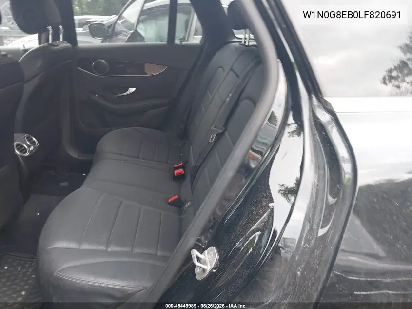 Auction sale of the 2020 Mercedes Benz GLC , vin: W1N0G8EB0LF820691, lot number: 45449989