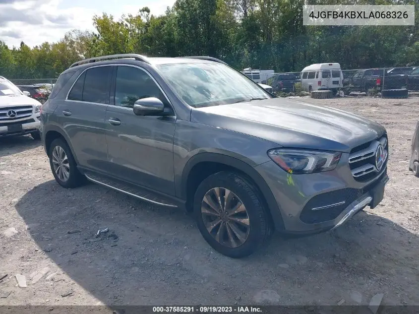 Auction sale of the 2020 Mercedes Benz GLE , vin: 4JGFB4KBXLA068326, lot number: 37585291