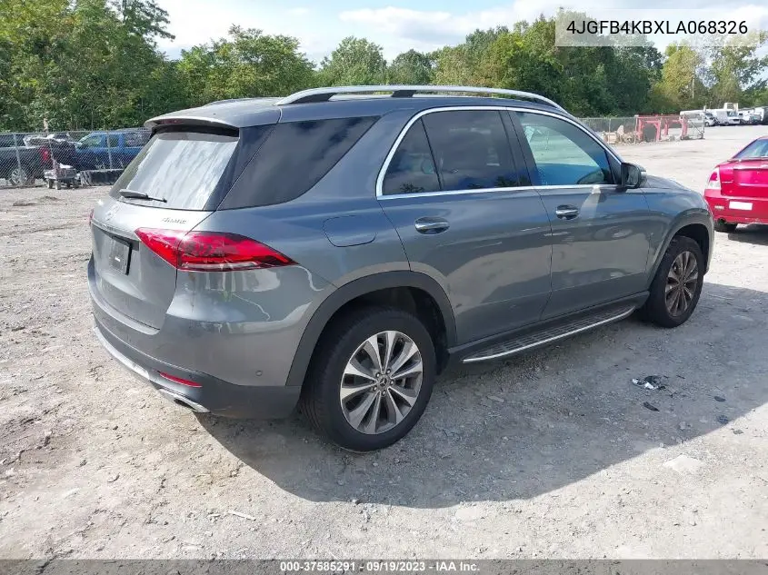 Auction sale of the 2020 Mercedes Benz GLE , vin: 4JGFB4KBXLA068326, lot number: 37585291