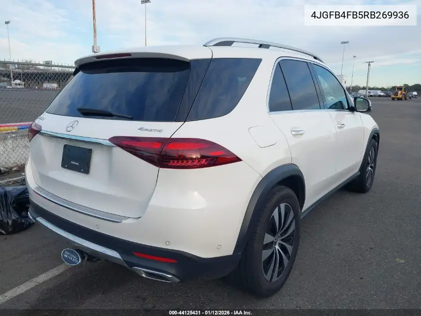 Auction sale of the 2024 Mercedes Benz GLE , vin: 4JGFB4FB5RB269936, lot number: 44125431