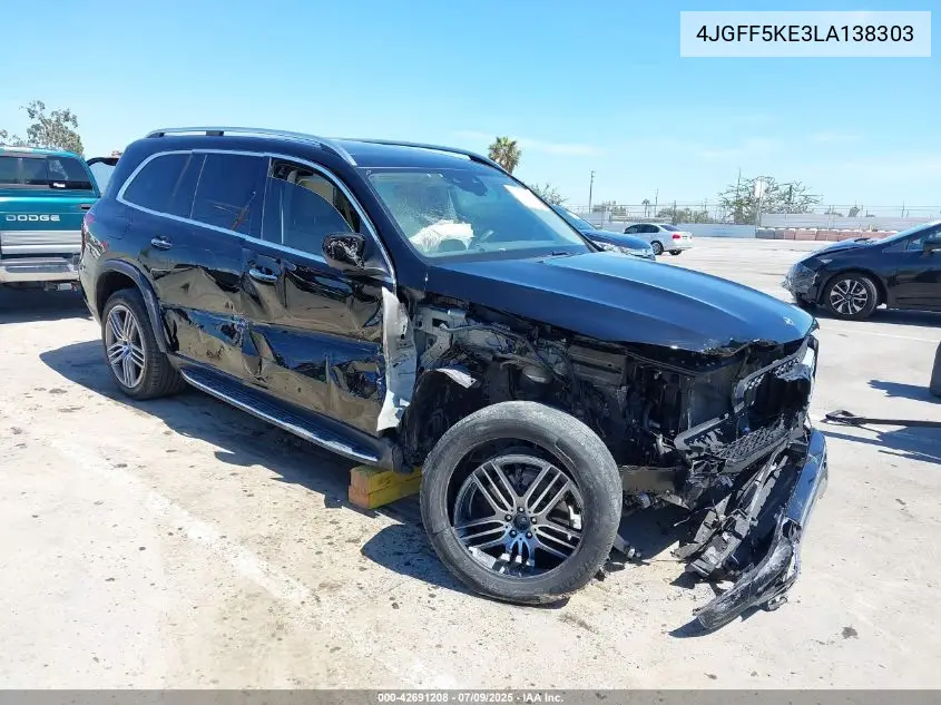 Auction sale of the 2020 Mercedes Benz GLS klasse , vin: 4JGFF5KE3LA138303, lot number: 42691208