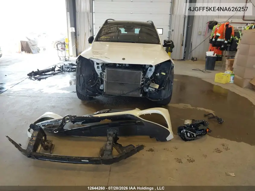 Auction sale of the 2022 Mercedes Benz GLS klasse , vin: 4JGFF5KE4NA626257, lot number: 12644260