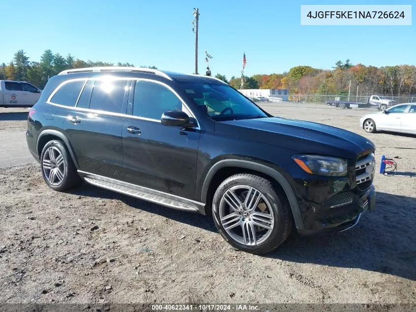 Auction sale of the 2022 Mercedes Benz GLS klasse , vin: 4JGFF5KE1NA726624, lot number: 40622341