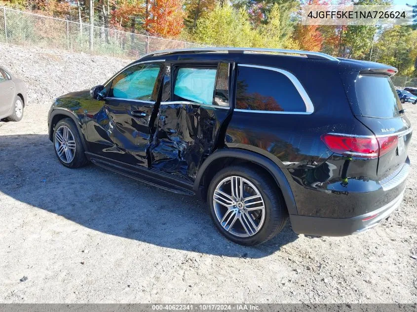 Auction sale of the 2022 Mercedes Benz GLS klasse , vin: 4JGFF5KE1NA726624, lot number: 40622341