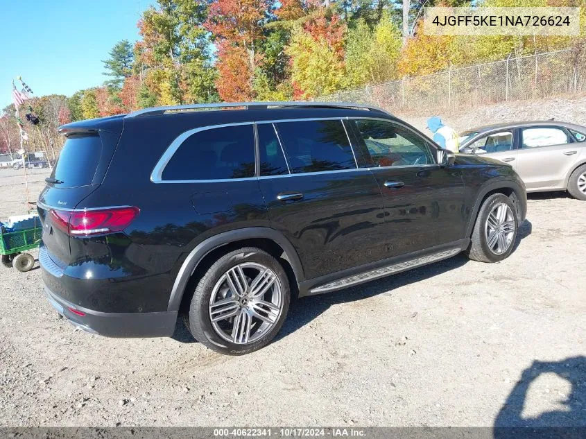 Auction sale of the 2022 Mercedes Benz GLS klasse , vin: 4JGFF5KE1NA726624, lot number: 40622341
