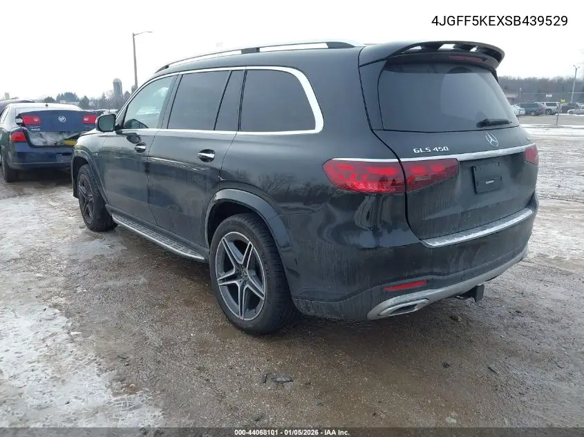 Auction sale of the 2025 Mercedes Benz GLS klasse , vin: 4JGFF5KEXSB439529, lot number: 44068101