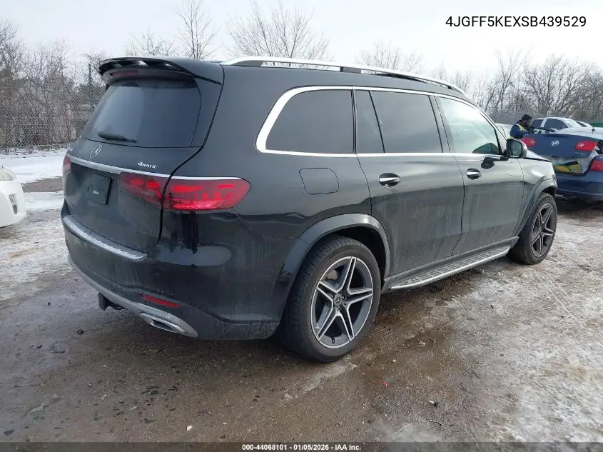 Auction sale of the 2025 Mercedes Benz GLS klasse , vin: 4JGFF5KEXSB439529, lot number: 44068101
