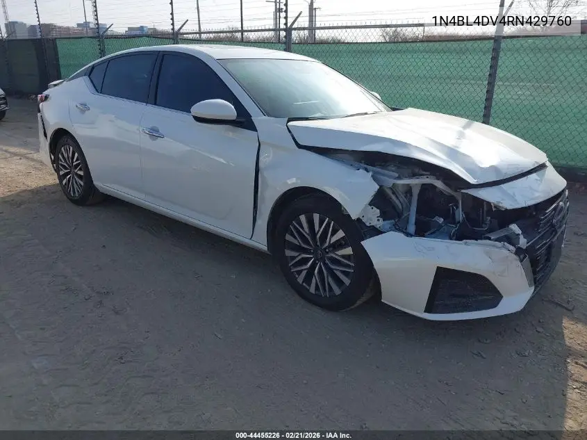 Auction sale of the 2024 Nissan Altima , vin: 1N4BL4DV4RN429760, lot number: 44455226