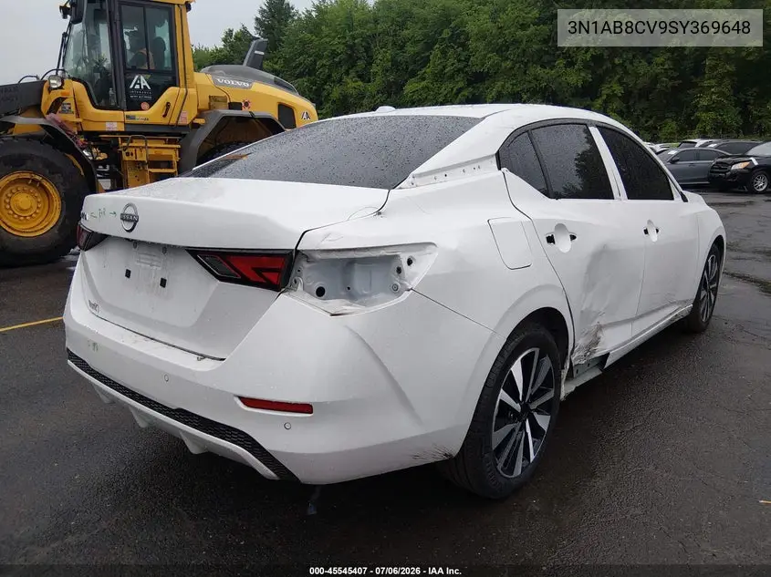 Auction sale of the 2025 Nissan Sentra , vin: 3N1AB8CV9SY369648, lot number: 45545407