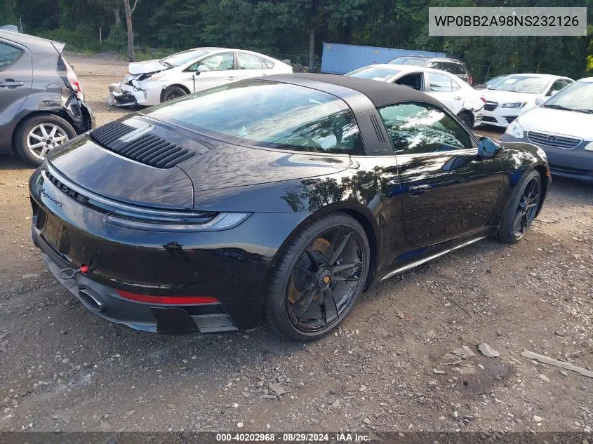 Auction sale of the 2022 Porsche 911 , vin: WP0BB2A98NS232126, lot number: 40202968