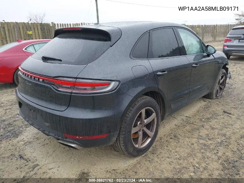 Auction sale of the 2021 Porsche Macan , vin: WP1AA2A58MLB09171, lot number: 38821762
