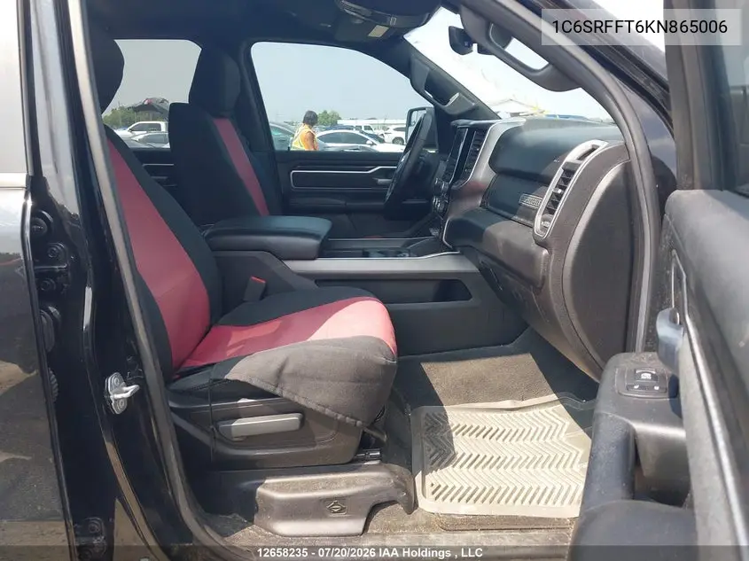 Auction sale of the 2019 RAM 1500 , vin: 1C6SRFFT6KN865006, lot number: 12658235