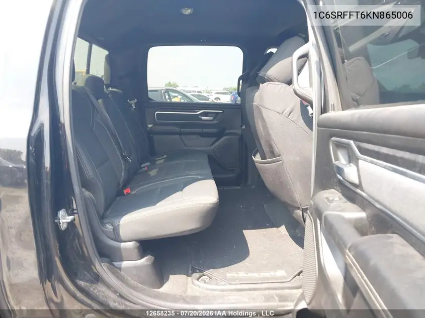 Auction sale of the 2019 RAM 1500 , vin: 1C6SRFFT6KN865006, lot number: 12658235