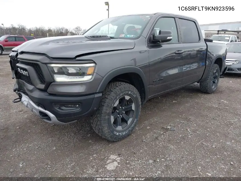 Auction sale of the 2019 RAM 1500 , vin: 1C6SRFLT9KN923596, lot number: 41961327