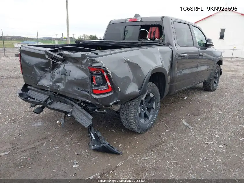 Auction sale of the 2019 RAM 1500 , vin: 1C6SRFLT9KN923596, lot number: 41961327
