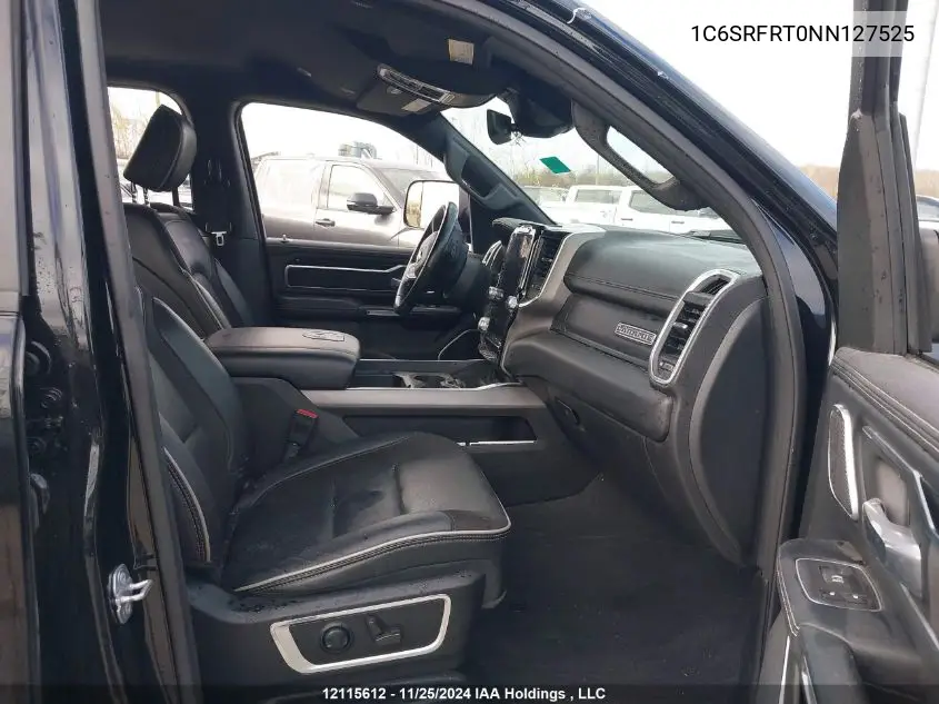 Auction sale of the 2022 RAM 1500 , vin: 1C6SRFRT0NN127525, lot number: 12115612