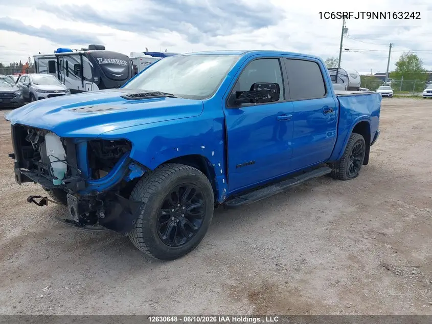 Auction sale of the 2022 RAM 1500 , vin: 1C6SRFJT9NN163242, lot number: 12630648x
