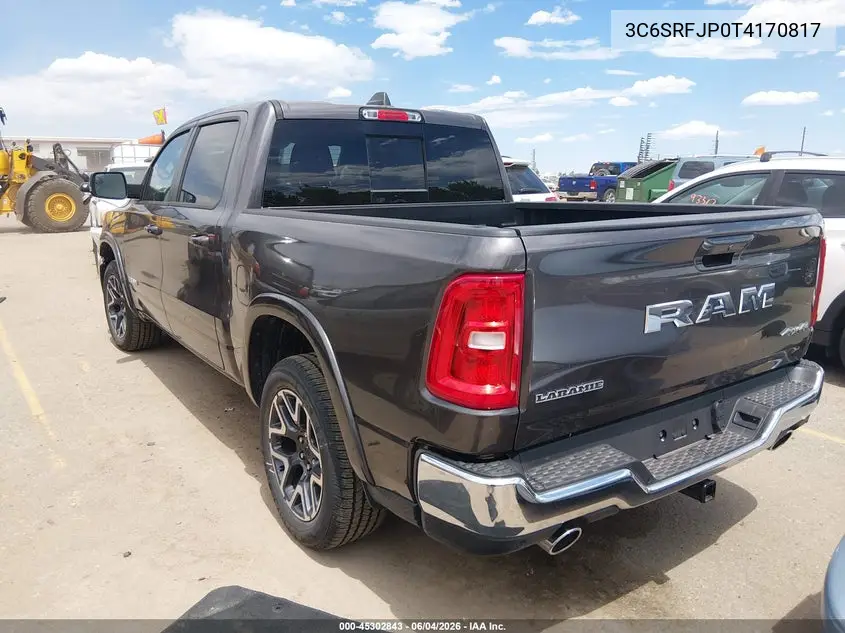 Auction sale of the 2026 RAM 1500 , vin: 3C6SRFJP0T4170817, lot number: 45302843