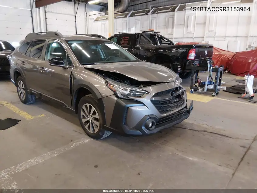 Auction sale of the 2024 Subaru Outback , vin: 4S4BTACC9R3153964, lot number: 45266279