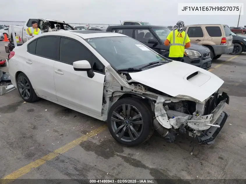 Auction sale of the 2017 Subaru WRX , vin: JF1VA1E67H9827075, lot number: 41490943