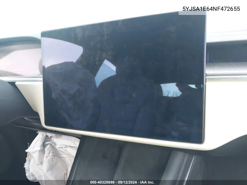 Auction sale of the 2022 Tesla Model S , vin: 5YJSA1E64NF472655, lot number: 40325698