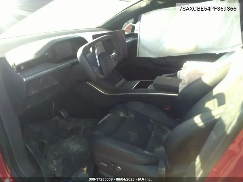Auction sale of the 2023 Tesla Model X , vin: 7SAXCBE54PF369366, lot number: 37260009